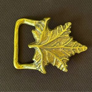 Hippie Trinity Brass Belt Buckle